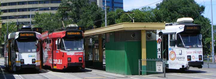 Yarra Trams class Z3 221, 157 & 166